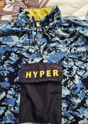 Erkek Çocuk Mavi Kamuflaj Sweatshirt - Görsel 2