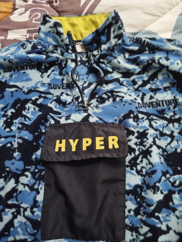 Erkek Çocuk Mavi Kamuflaj Sweatshirt - Görsel 2