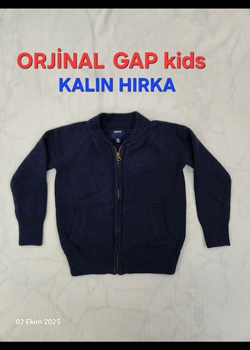 GAPkids 4-5 YAŞ FERMUARLI KALIN HIRKA