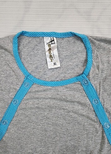 YENİ EMZİRME HAMİLE LOHUSA GECELİK PİJAMA  - Görsel 5