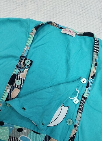 YENİ EMZİRME HAMİLE LOHUSA GECELİK PİJAMA  - Görsel 5