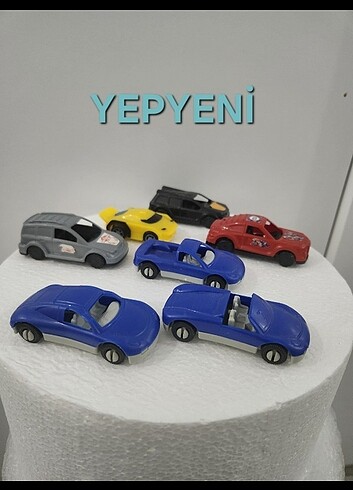 TERTEMİZ YEPYENİ 7 PLASTİK ARABA 