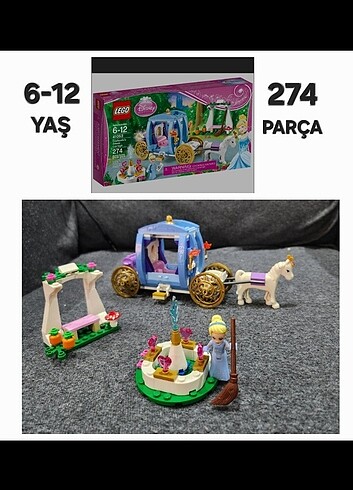 LEGO 41053 SİNDİRELLA RÜYA ARABASI (TAM)