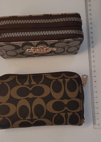 Kadın Kahverengi Deri Fermuarlı Portföy Cüzdan - Görsel 3