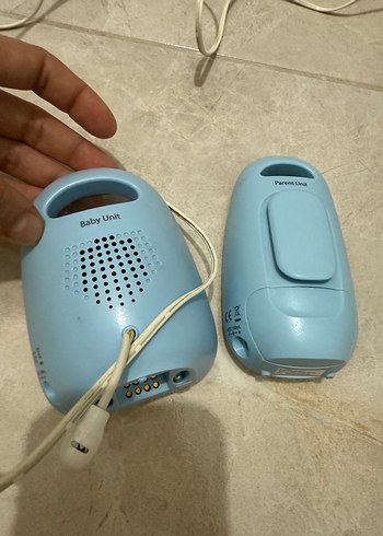 Bebek Monitörü ve Kamerası Beyaz-Gri - Görsel 4