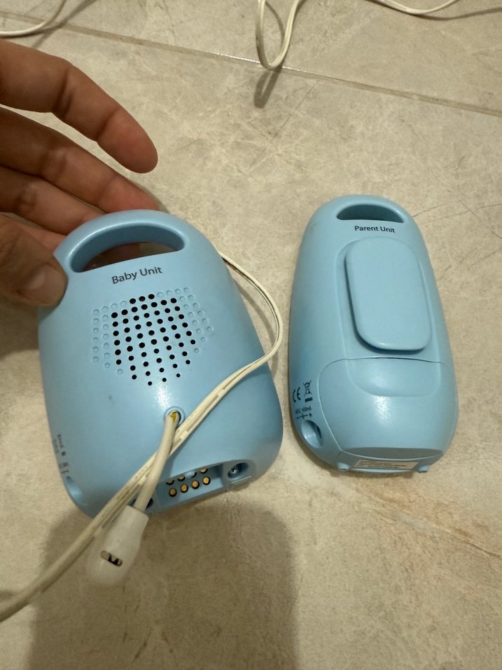 Bebek Monitörü ve Kamerası Beyaz-Gri - Görsel 4