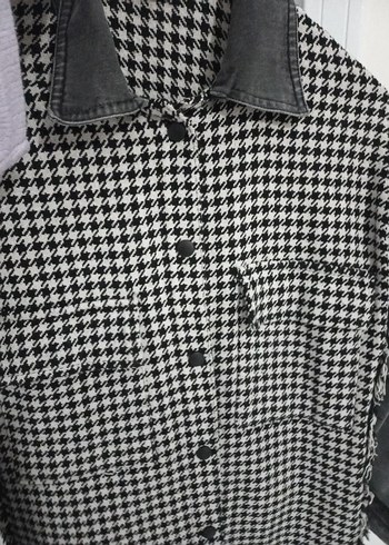 Gri Düğmeli Uzun Kollu Kadın Gömlek - Görsel 7