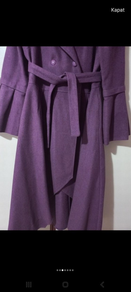 Mor Uzun Kollu Klasik Kesim yeniKaban - Görsel 3