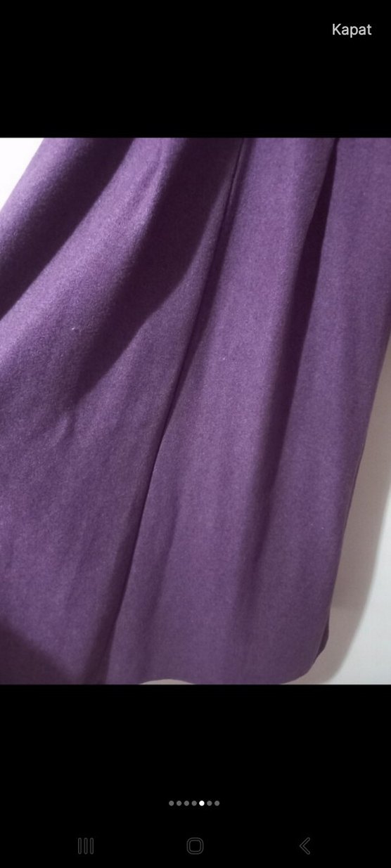 Mor Uzun Kollu Klasik Kesim yeniKaban - Görsel 5