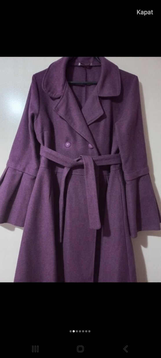 Mor Uzun Kollu Klasik Kesim yeniKaban - Görsel 2