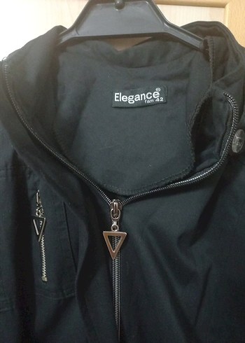 Siyah Uzun Temiz trenckot - Görsel 2