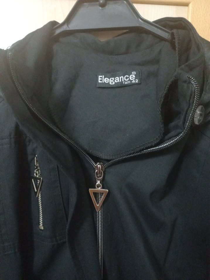 Siyah Uzun Temiz trenckot - Görsel 2