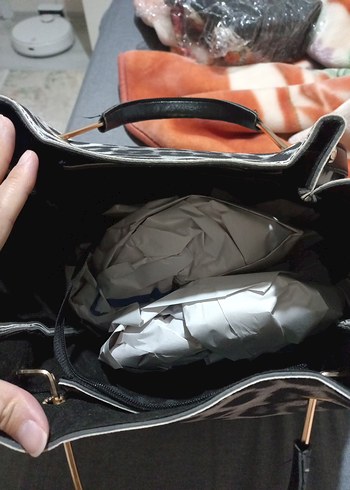 Gri Leopar Desenli yeni Kadın Omuz Çantası - Görsel 3