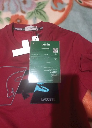 Lacoste Erkek bordoBaskılı Uzun Kollu sweat - Görsel 5