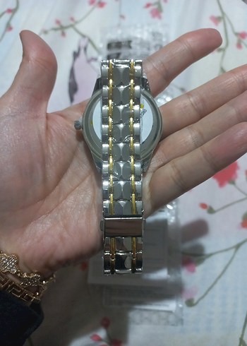 Altın Renkli Erkek Kol Saati - Görsel 3