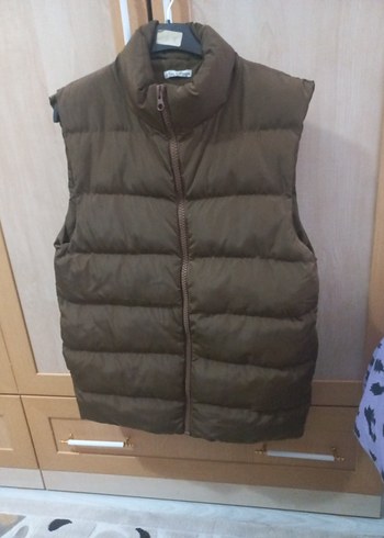 Kahverengi Kemerli Kadın Yelek - Görsel 6