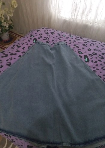 Denim tuvit karışık Kadın Ceket etek takim - Görsel 5