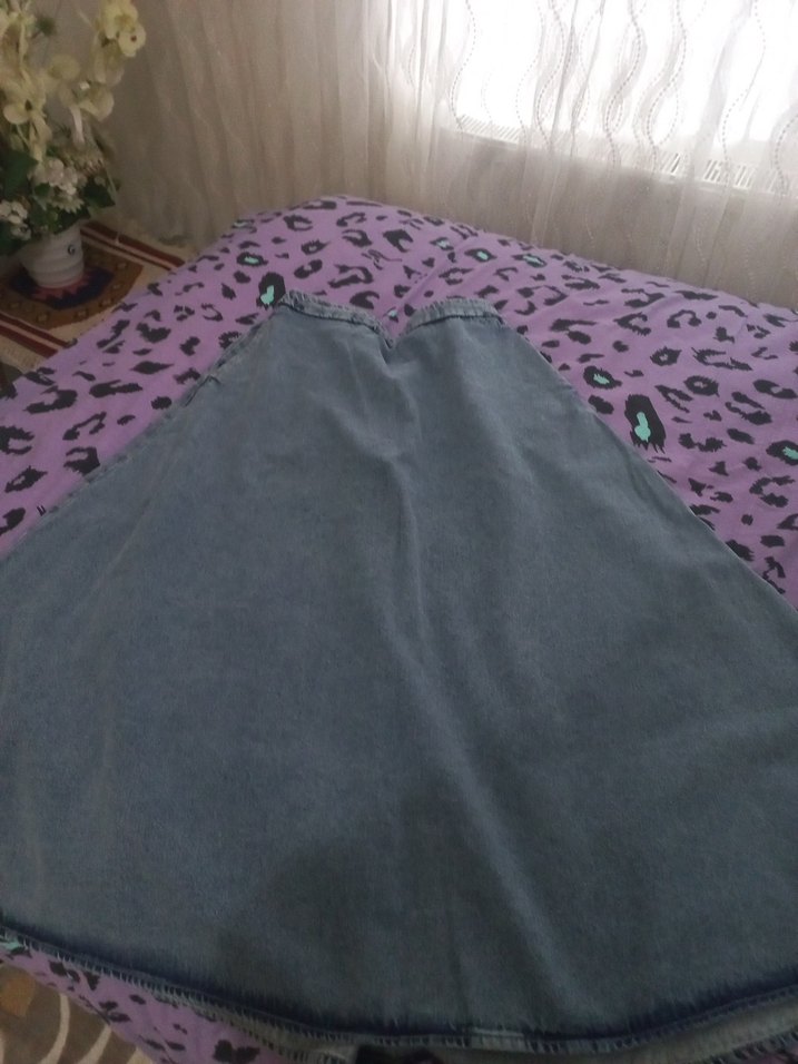 Denim tuvit karışık Kadın Ceket etek takim - Görsel 5