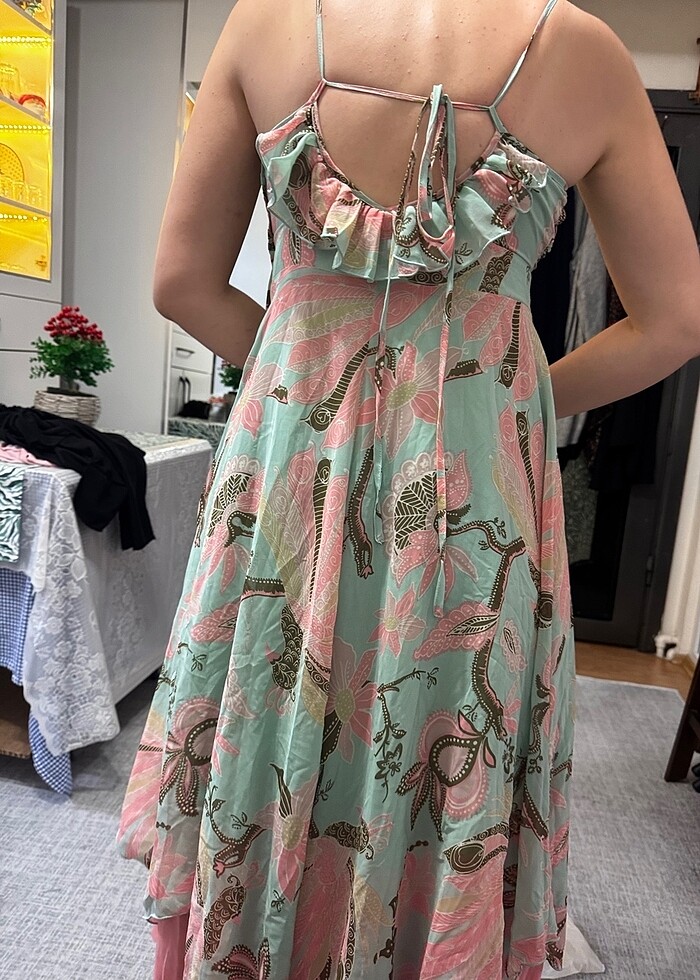 İnce Askılı elbise - Görsel 3