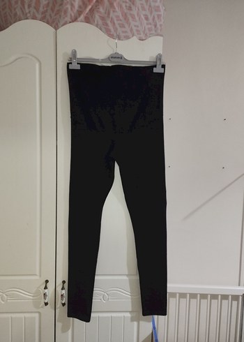 Siyah Midi Hamile Taytı - Görsel 2