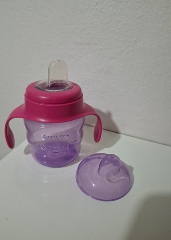 Philips Avent Eğitici Damlatmaz Bardak Mor - Görsel 7