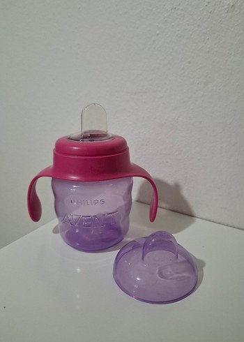 Philips Avent Eğitici Damlatmaz Bardak Mor - Görsel 4