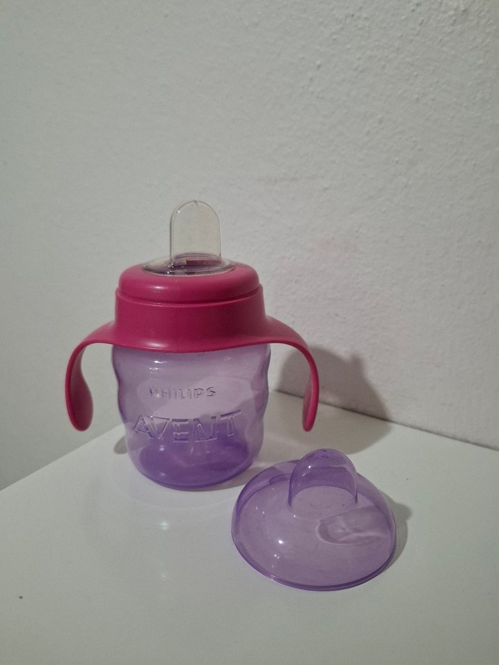 Philips Avent Eğitici Damlatmaz Bardak Mor - Görsel 4