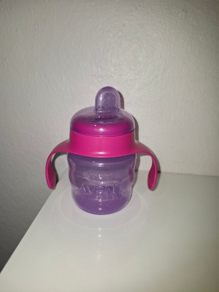 Philips Avent Eğitici Damlatmaz Bardak Mor - Görsel 3