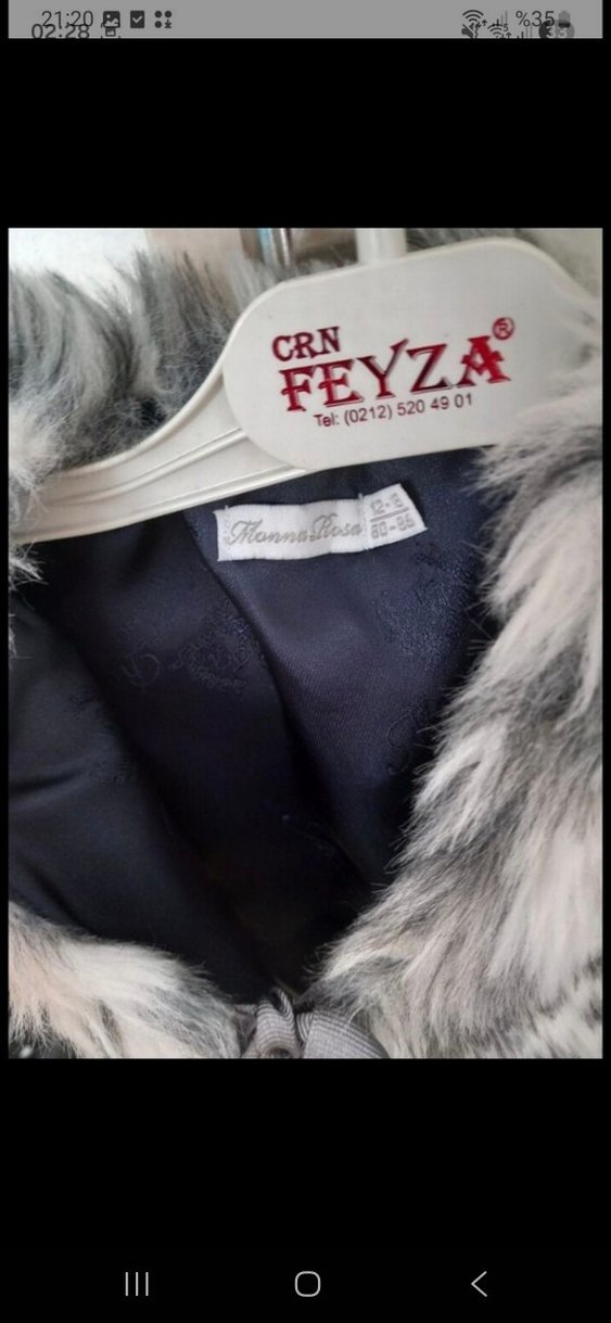 Leopar Desenli Kürk Detaylı Bebek Yelek - Görsel 2