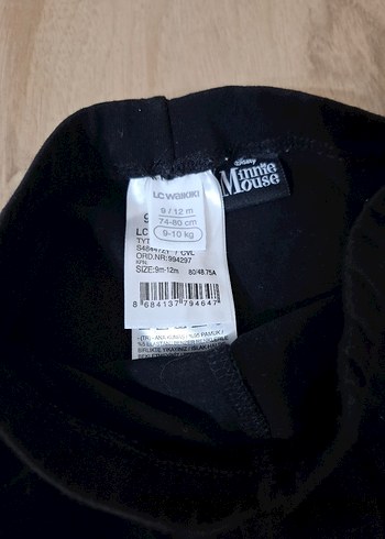 Kız Çocuk Siyah Minnie Mouse Tayt - Görsel 4