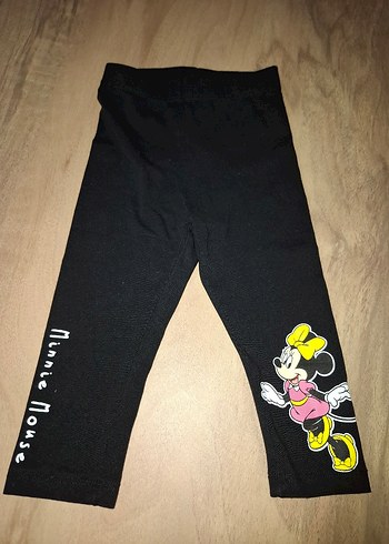 Kız Çocuk Siyah Minnie Mouse Tayt - Görsel 3