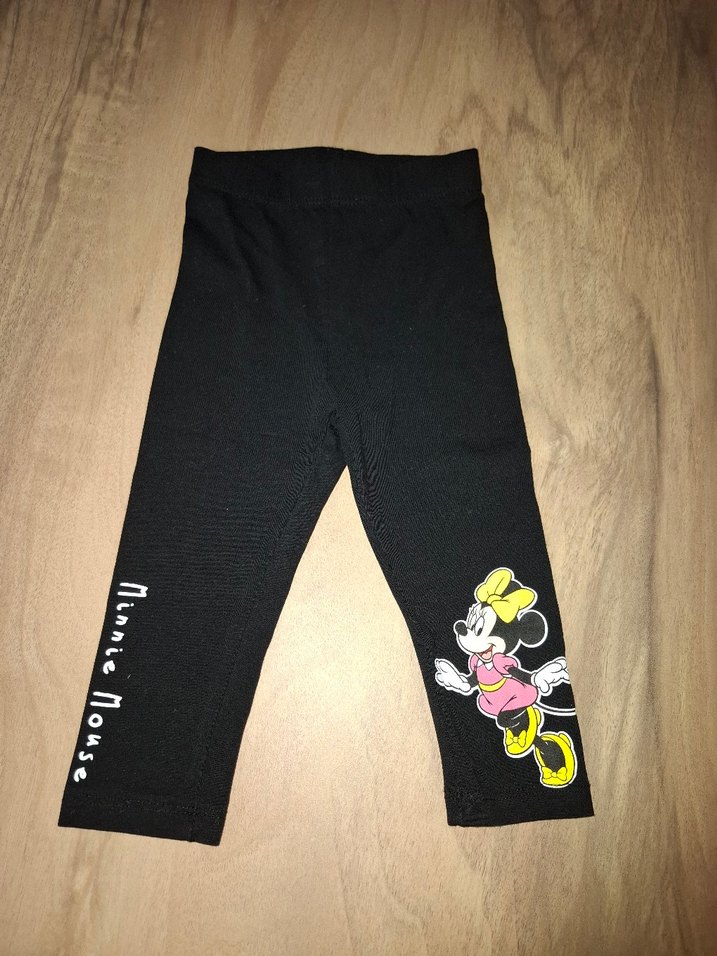 Kız Çocuk Siyah Minnie Mouse Tayt - Görsel 2