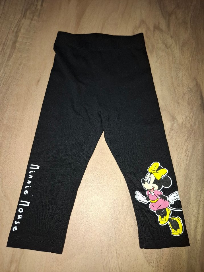 Kız Çocuk Siyah Minnie Mouse Tayt - Görsel 3