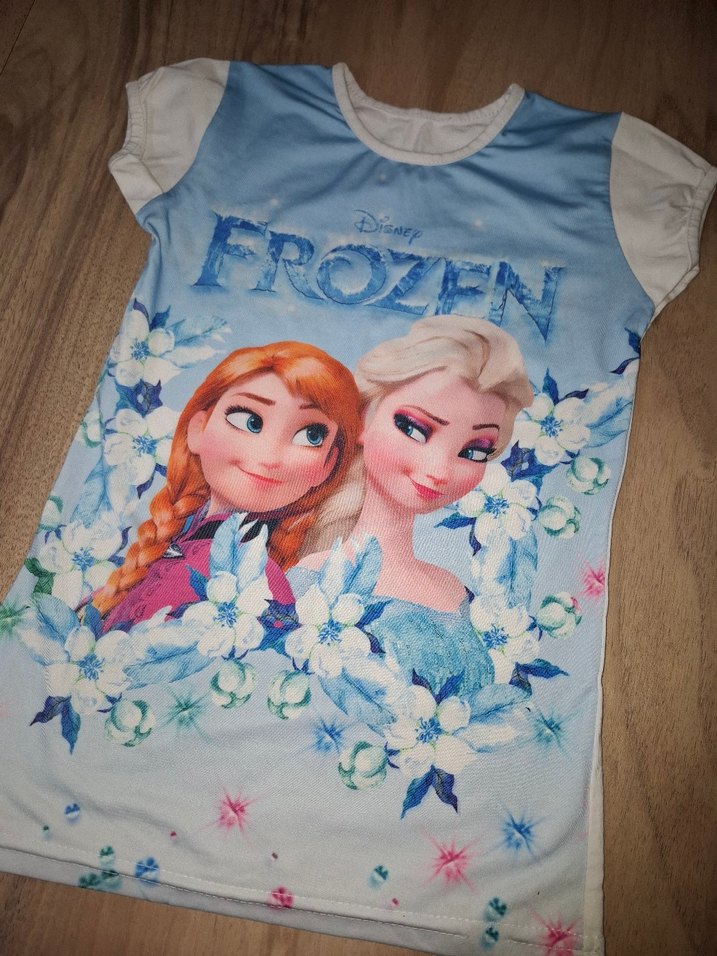 Kız Çocuk Beyaz Baskılı Kısa Kollu Tişört - Görsel 2