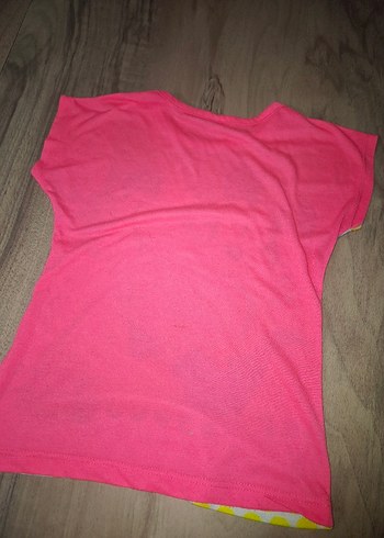 Renkli Mickey Baskılı Tişört - Görsel 4