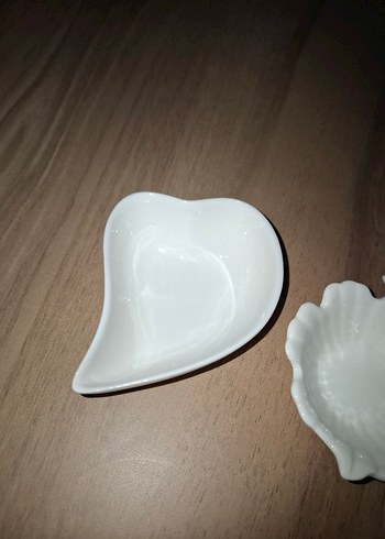 Porselen 3 lü mini ikramlık - Görsel 6