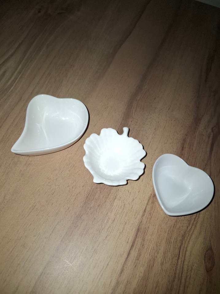 Porselen 3 lü mini ikramlık - Görsel 3
