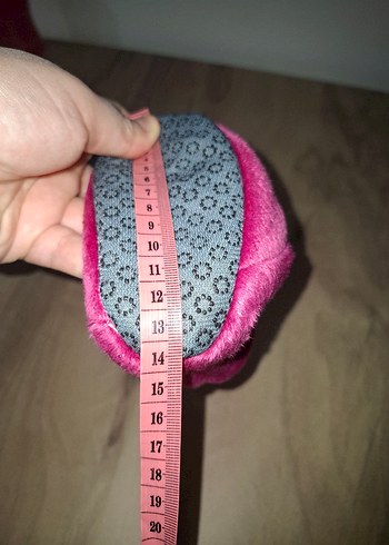 Pembe Kız Çocuk Kürklü Sıcak Ev Terliği - Görsel 6