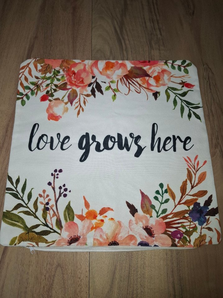 Çiçek Desenli Bohem Çok Renkli Kırlent Kılıfı - Görsel 2