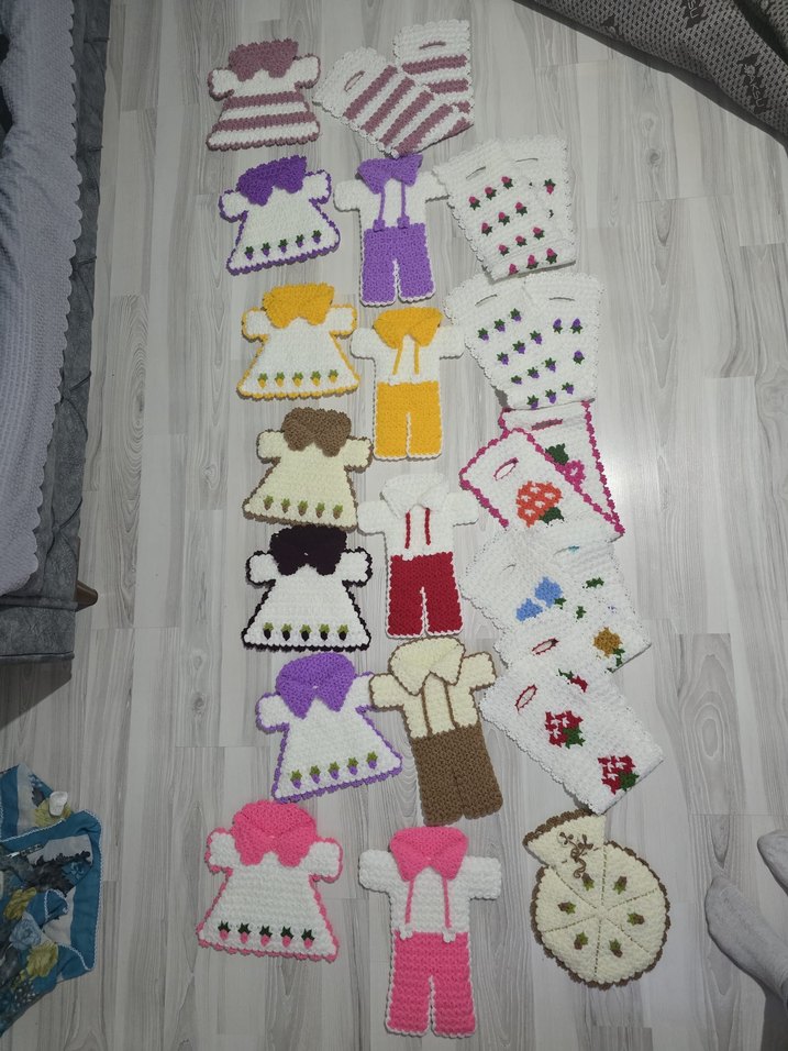 Renkli El Yapımı Banyo lifleri - Görsel 2