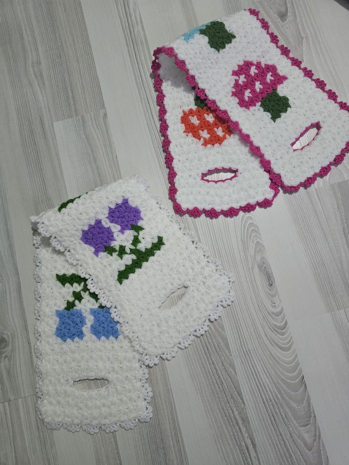 Renkli El Yapımı Banyo lifleri - Görsel 5