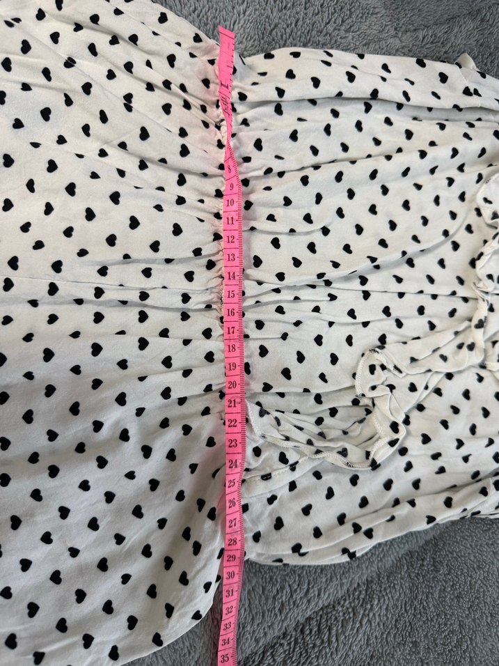 Kız çocuk Puantiye Desenli Kolsuz Beyaz Tulum - Görsel 4