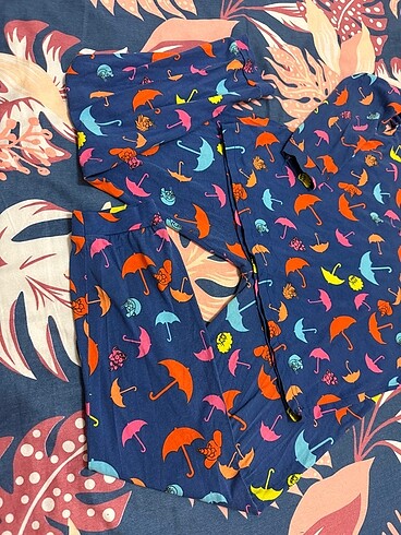 9 Yaş Beden mavi Renk Çocuk pijama takımı