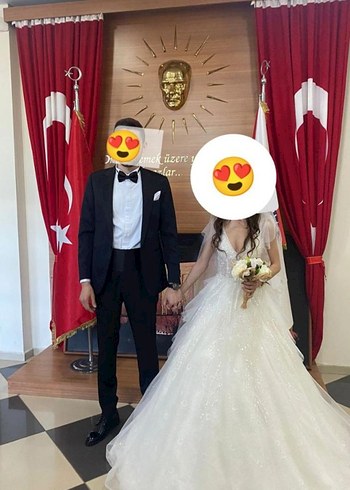 Beyaz Straplez A Kesim Uzun Gelinlik - Görsel 3