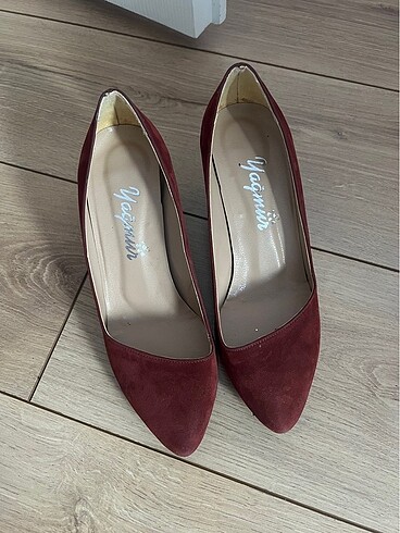 38 Beden Bordo Topuklu