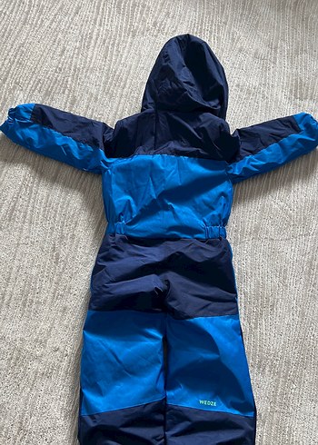 Erkek Bebek Mavi Fermuarlı Kayak Tulumu - Görsel 5