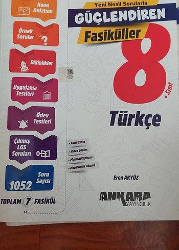 8. Sınıf Türkçe Güçlendiren Fasiküller ANKARA YAYINCILIK