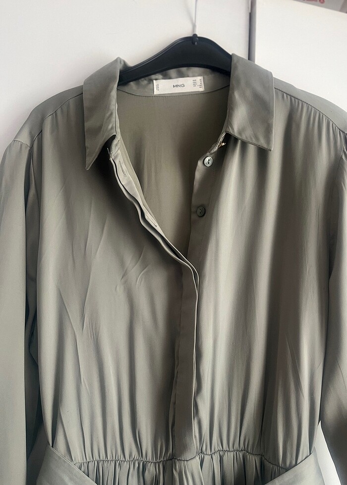 Mango gömlek elbise - Görsel 3