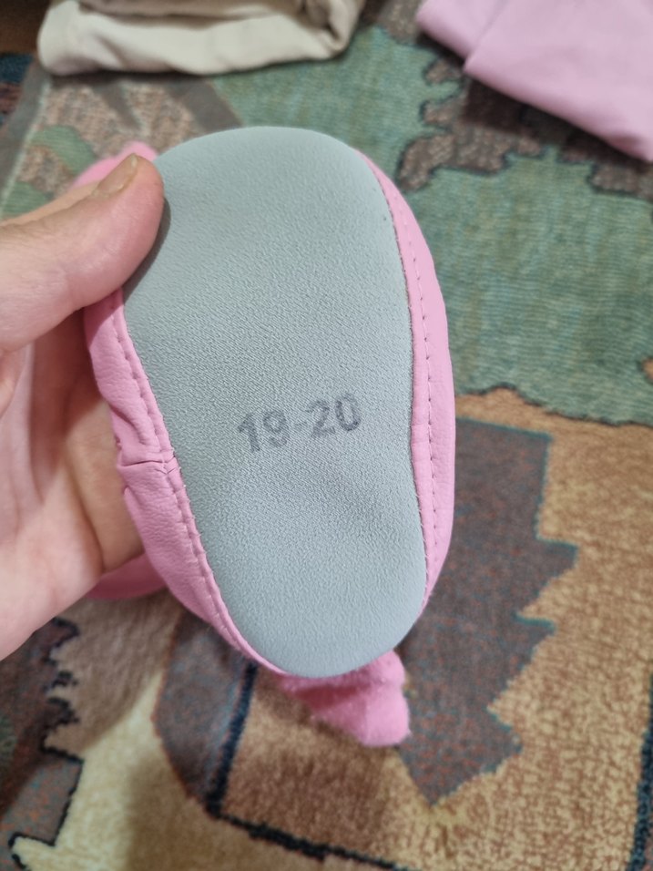 Nakışlı Pembe Kız Çocuk Sıcak Terlik - Görsel 2