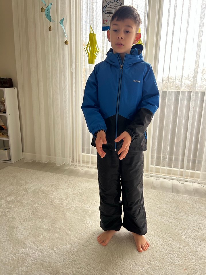 WEDZE Çocuk Kayak Pantolonu Siyah 6-14 Yaş - Görsel 4